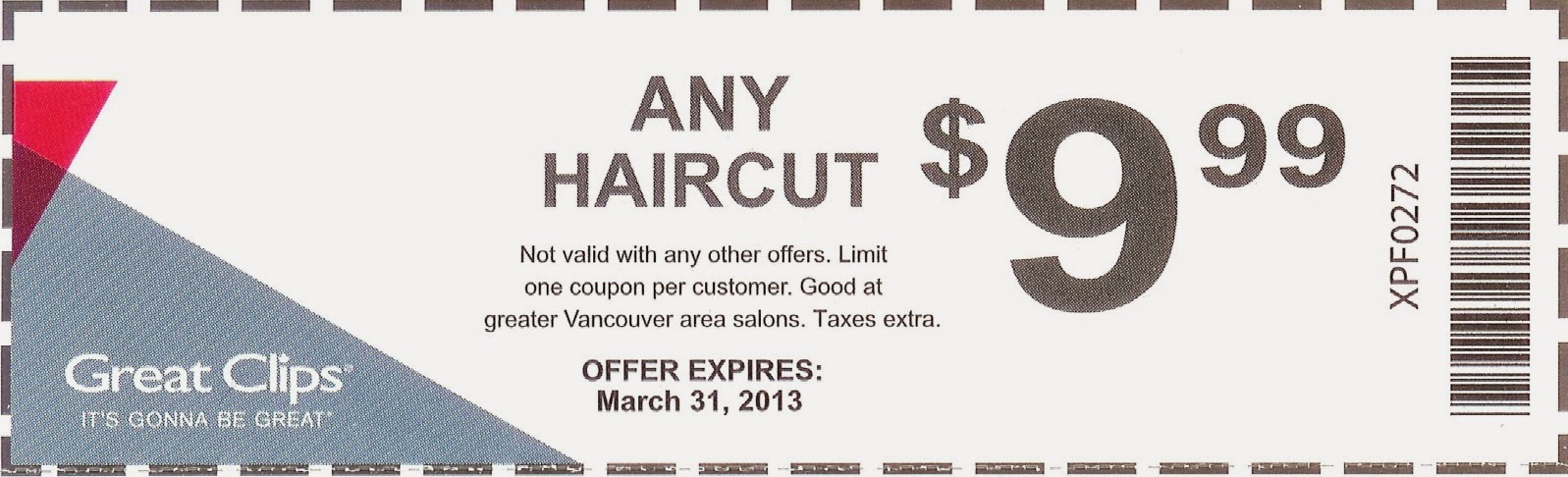 Great Clips $6.99 Haircut Sale